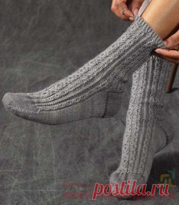 Вязаные носки «Sterling Silver» | ВЯЗАНЫЕ НОСКИ