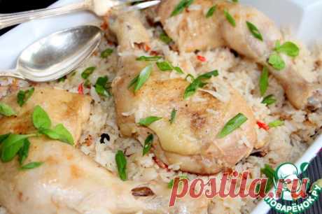 Карамелизированный рис с курицей - кулинарный рецепт