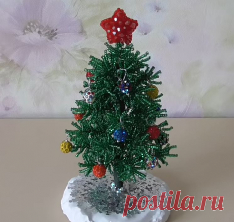 Красиво: ёлочка из бисера | Креаликум
