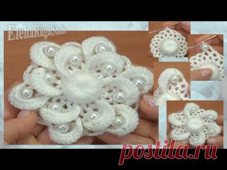 Crochet Double Layered Flower
