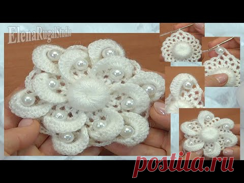 Crochet Double Layered Flower
