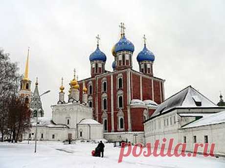 Путешествие в Рязань в Рязанский Кремль в 2011 году. Церковь Богоявления Гоосподня.