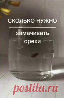 ЯжеХозяйка ⚪️ Сколько нужно замачивать орехи? 

#здоровье