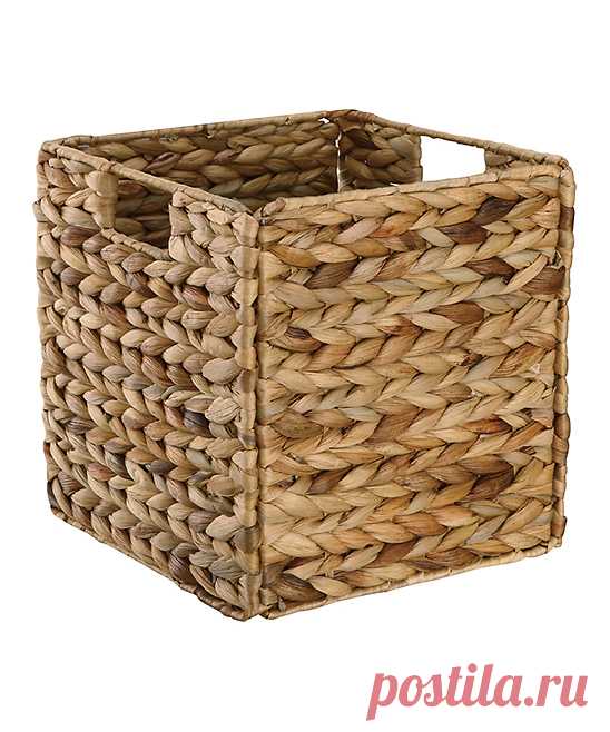 Organize It All Natural Tones Water Hyacinth Basket | zulily