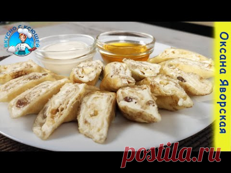 Вкусные тоненькие блинчики с творогом на молоке с изюмом в духовке рецепт. Налистники из творога