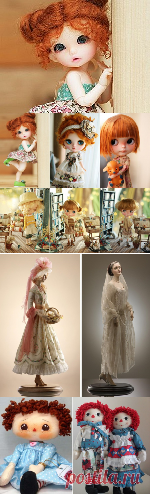 «И создал человек куклу...», или О текстильных кукольных шедеврах - Ярмарка Мастеров - ручная работа, handmade