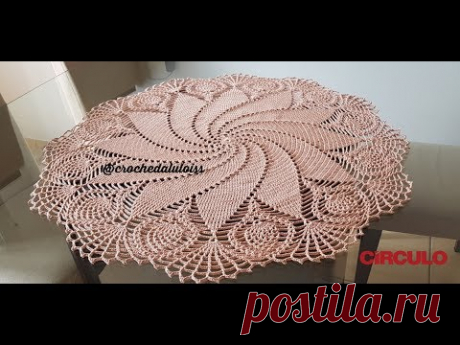 Centro de mesa em crochê - Parte 1