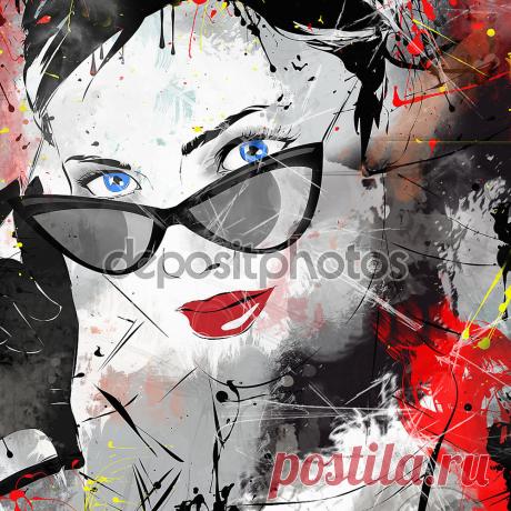 Фотообои «Fashion girl in sketch-style.», купить в интернет-магазине «Первое Ателье»™ Фотообои артикул 68562 для декора Вашего интерьера. ✔ Заказывайте! Оплата при получении. Недорого. Срок 1-2 дня. Цена и фото на сайте. ⛟ Быстрая доставка.