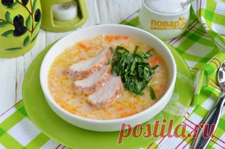 Нежный рисовый суп с курицей и шпинатом - пошаговый рецепт с фото на Повар.ру