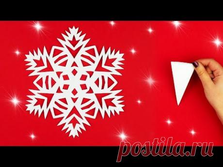 Как делать снежинки из бумаги [Поделки на Новый год и Рождество]