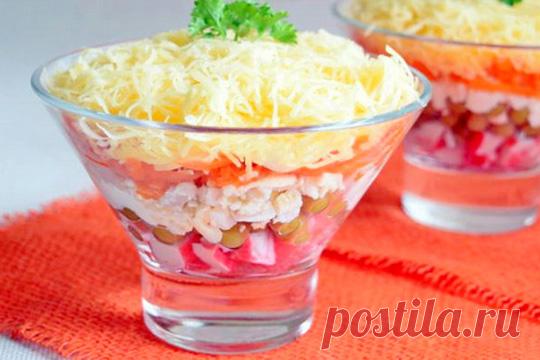 Салаты с крабовыми палочками (мясом) — Journal women❜s