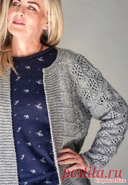 Кардиган спицами от Berroco. - ВЯЗАНАЯ МОДА+ ДЛЯ НЕМОДЕЛЬНЫХ ДАМ - Страна Мам