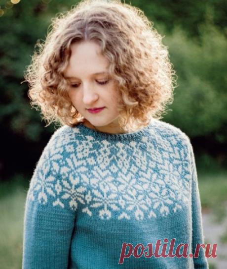 ​Красивый жаккардовый узор