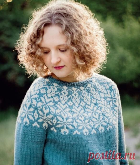 ​Красивый жаккардовый узор