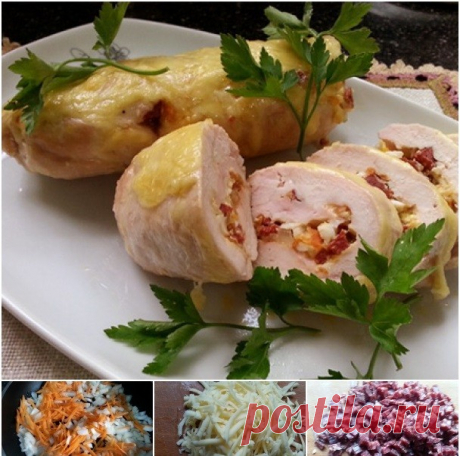 Прованский куриный рулет — Домашний уют