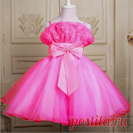 1шт розницу НОВЫЕ 2015 Летние платье девушки Элегантное платье партии Девочка платье принцессы детская одежда бесплатная доставка много цветов-в платьях от детей и Mothercare на Aliexpress.com | Alibaba Group