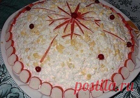 Салат «Снежная королева» | Готовим вместе