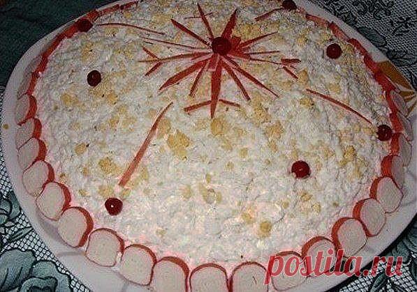 Салат «Снежная королева» | Готовим вместе