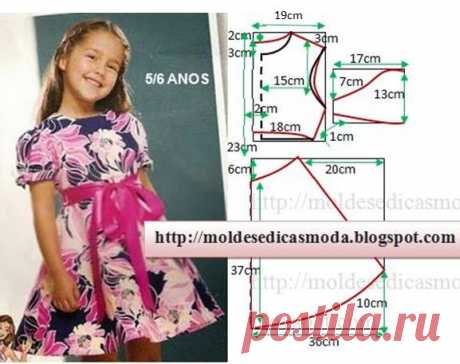 выкройки детских платьев рост 92 см бесплатно - Поиск в Google