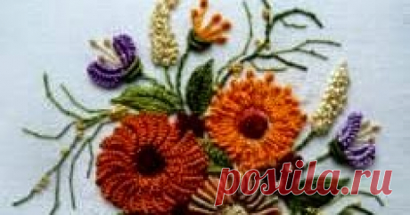 Техники вышивания. Часть 18: Brazilian Dimensional Embroidery (Бразильская вышивка)     Бразильская вышивка  ( Brazilian  Dimensional  Embroidery ) – это разновидность европейской счетной рельефной вышивки, выполненная особы...