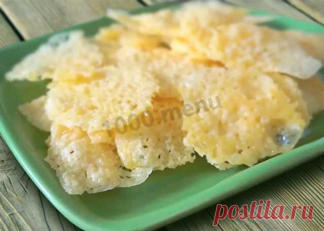 Чипсы с твердым сыром и сливочным маслом рецепт с фото - 1000.menu