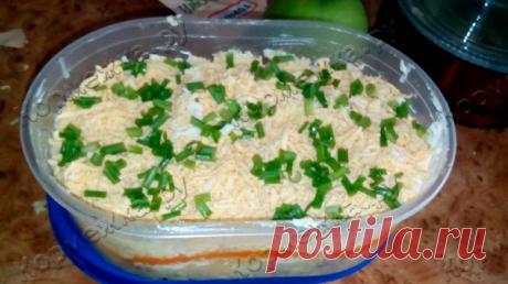 Салат «Мимоза» с консервами - Кормежка.ру