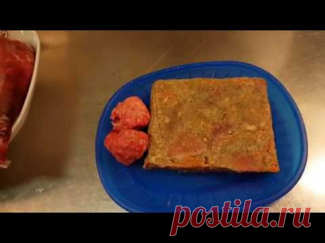 Рецепт сырого натурального питания для собак 4.