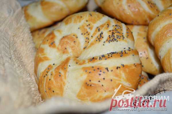 Рецепт Немецкие булочки с секретом (Laugenbrötchen)
