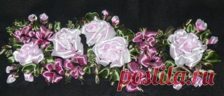 Надежда Блинова. Вышивка лентами