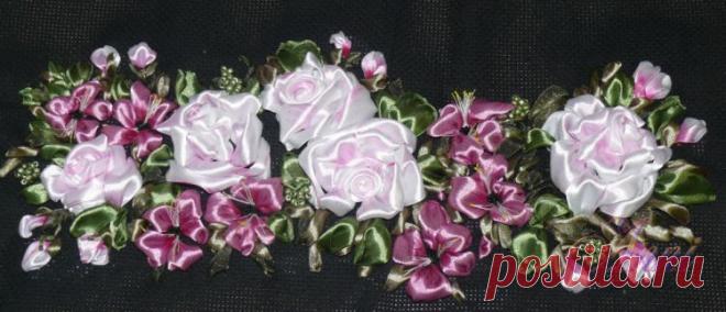 Надежда Блинова. Вышивка лентами