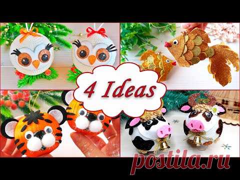 🎄 4 Веселих Ідеї на Різдво та Новий рік 🎄 Різдвяний декор