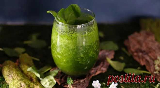 Зеленые коктейли для здоровья и красоты.