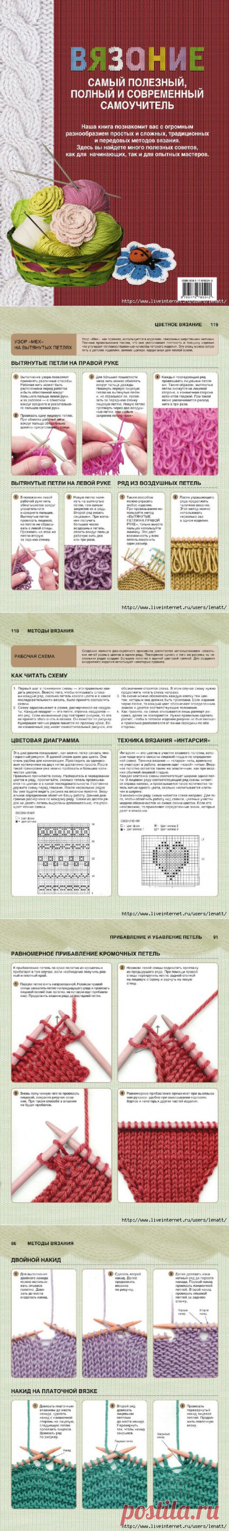 Вязание.Самый полезный, полный и современный самоучитель | Варварушка-Рукодельница