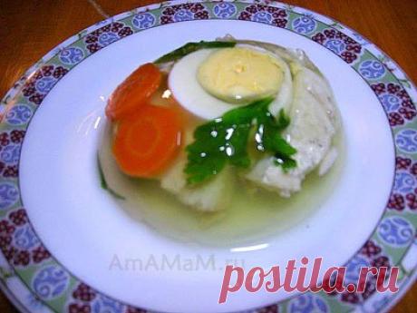 Пикша заливная (рыбное заливное)