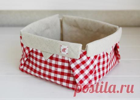 Fabric Origami Box Tutorial ~ DIY Tutorial Ideas!