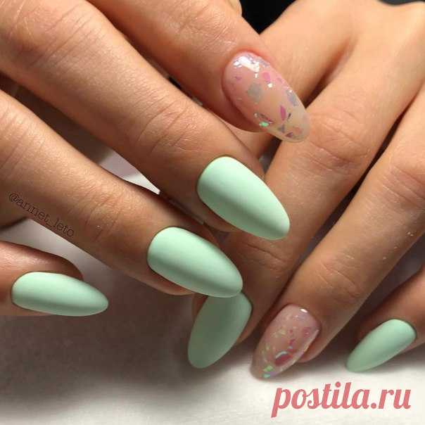 Маникюр комби