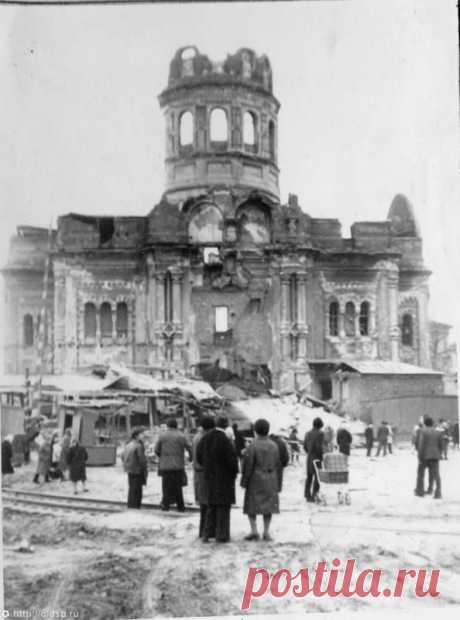 Фотография - Снос Борисоглебской церкви - Фотографии старого Петербурга