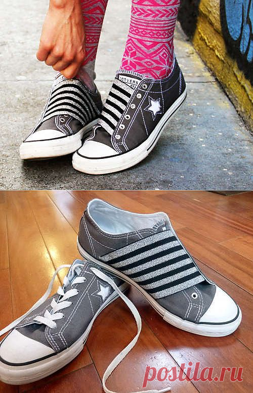 Переделка кед - мастер-класс / Обувь / Модный сайт о стильной переделке одежды и интерьера