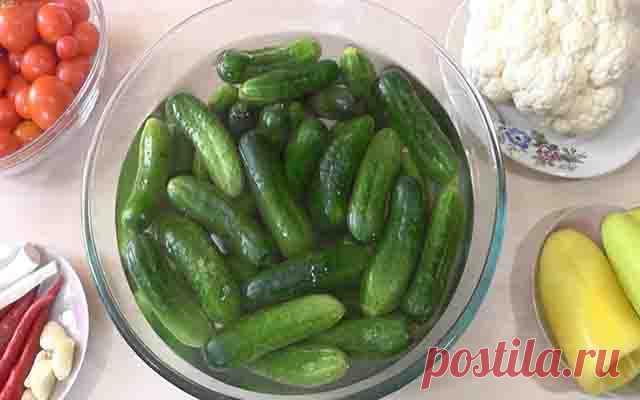 Ассорти на зиму - самый вкусный рецепт из овощей