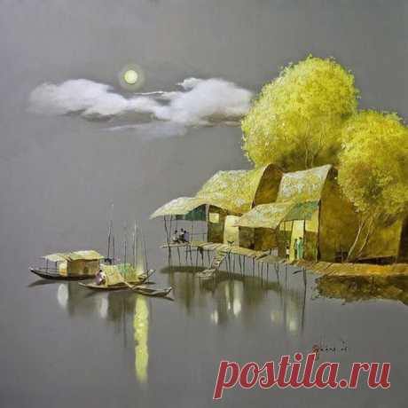 Вьетнамский художник Dang Van Can