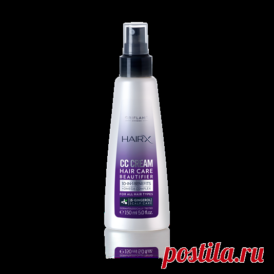 СС-крем для волос «Эксперт-Уход» (32142) Кондиционер – Для волос | Oriflame 
Восстанавливает и увлажняет волосы
Придает мягкость, шелковистость и сияние
Защищает цвет.
Придает дополнительный объем
Облегчает расчесывание
Предотвращает появление секущихся кончиков и действия статического электричества**
Обеспечивает термозащиту от пересушивания и обезвоживания, вызванных тепловым воздействием.
Укрощает непослушные волосы
Подходит для всех типов волос, в том числе сухих, поврежденных