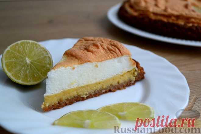 Рецепт: Лаймовый пирог с меренгой на RussianFood.com