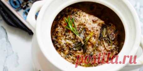 СВИНИНА, ТОМЛЁННАЯ В СЛИВОЧНОМ МАСЛЕ