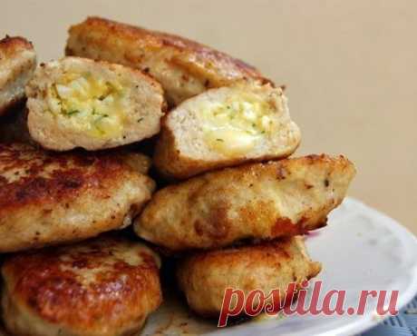 Котлеты с очень вкусной начинкой