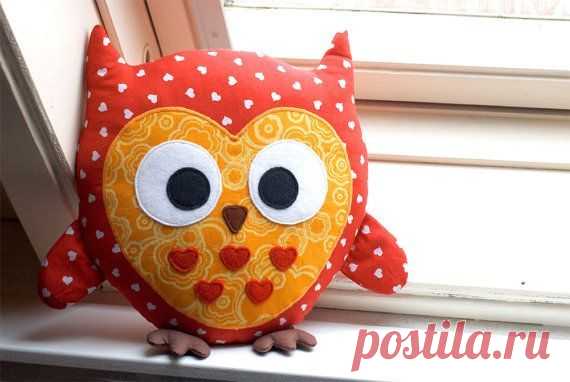 Owl sewing pattern - stuffed animal tutorial PDF