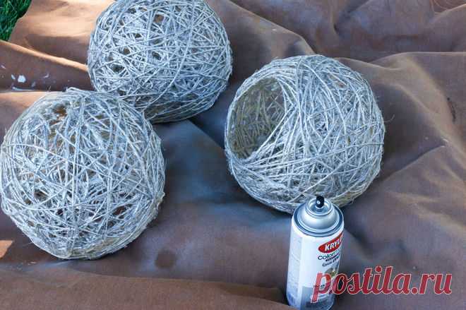 Красивый вариант садового светильника | Рукоделие