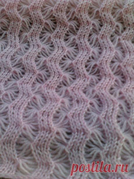 узор для шарфа или палантина