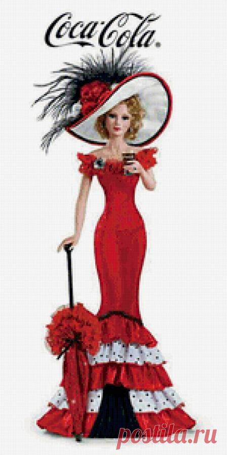 элегантные дамы Томаса Кинкейда - Схемы вышивки - ПенязьЕлена - Авторы - Портал «Вышивка крестом»