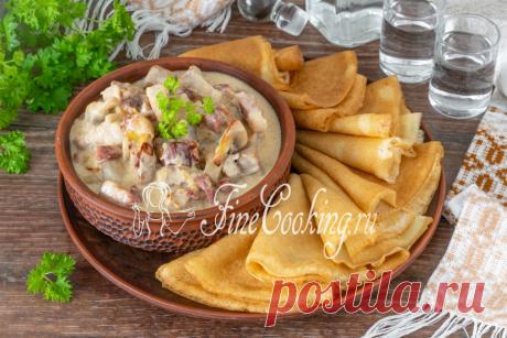 Мачанка (мочанка) с блинами Сегодня готовим белорусскую мачанку с блинами - очень вкусное и сытное блюдо.