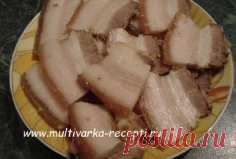 Вкусное сало за 60 минут в мультиварке Как приготовить вкусное сало в мультиварке рецепт.